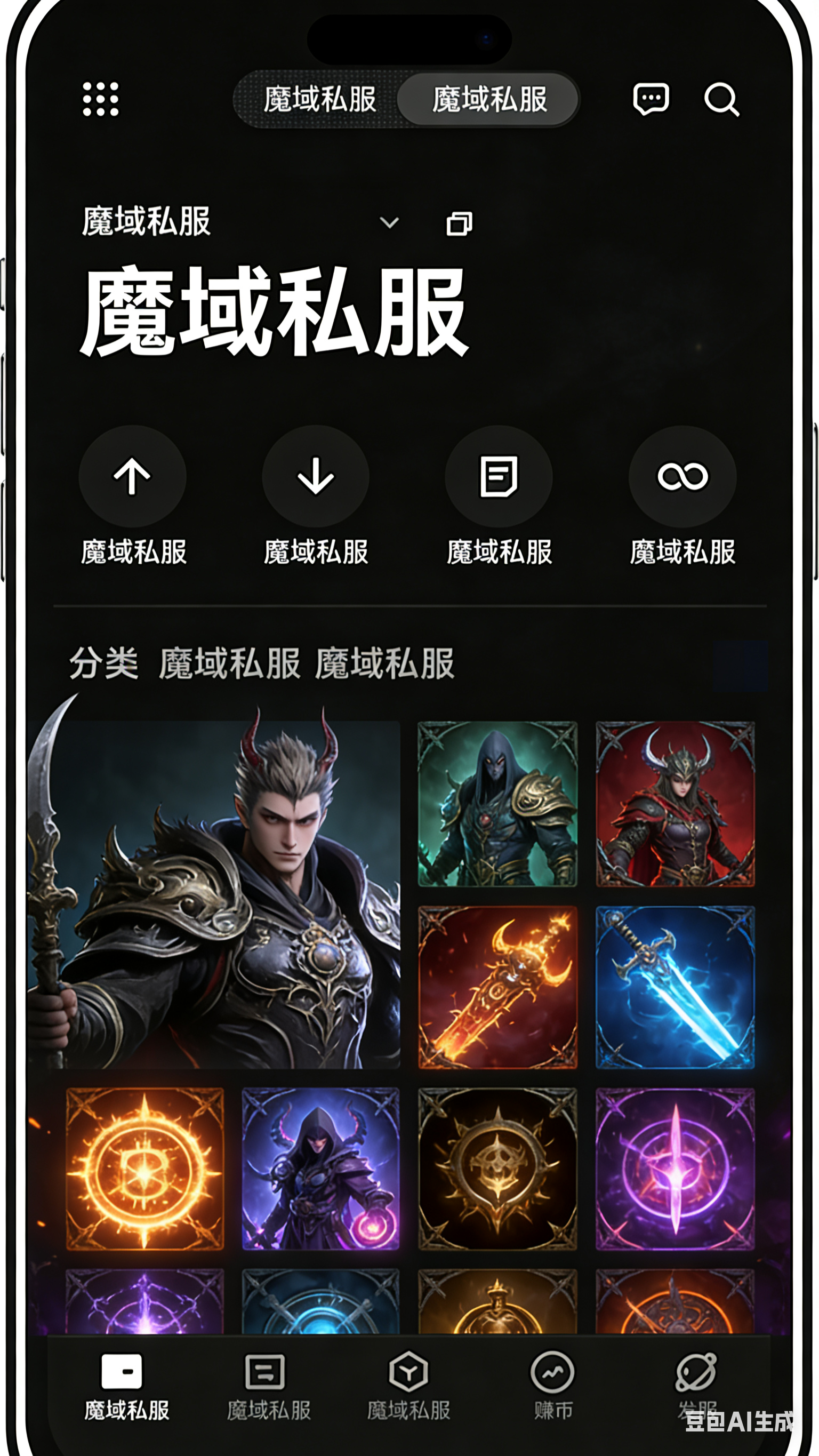 魔域SF副本掉落界面